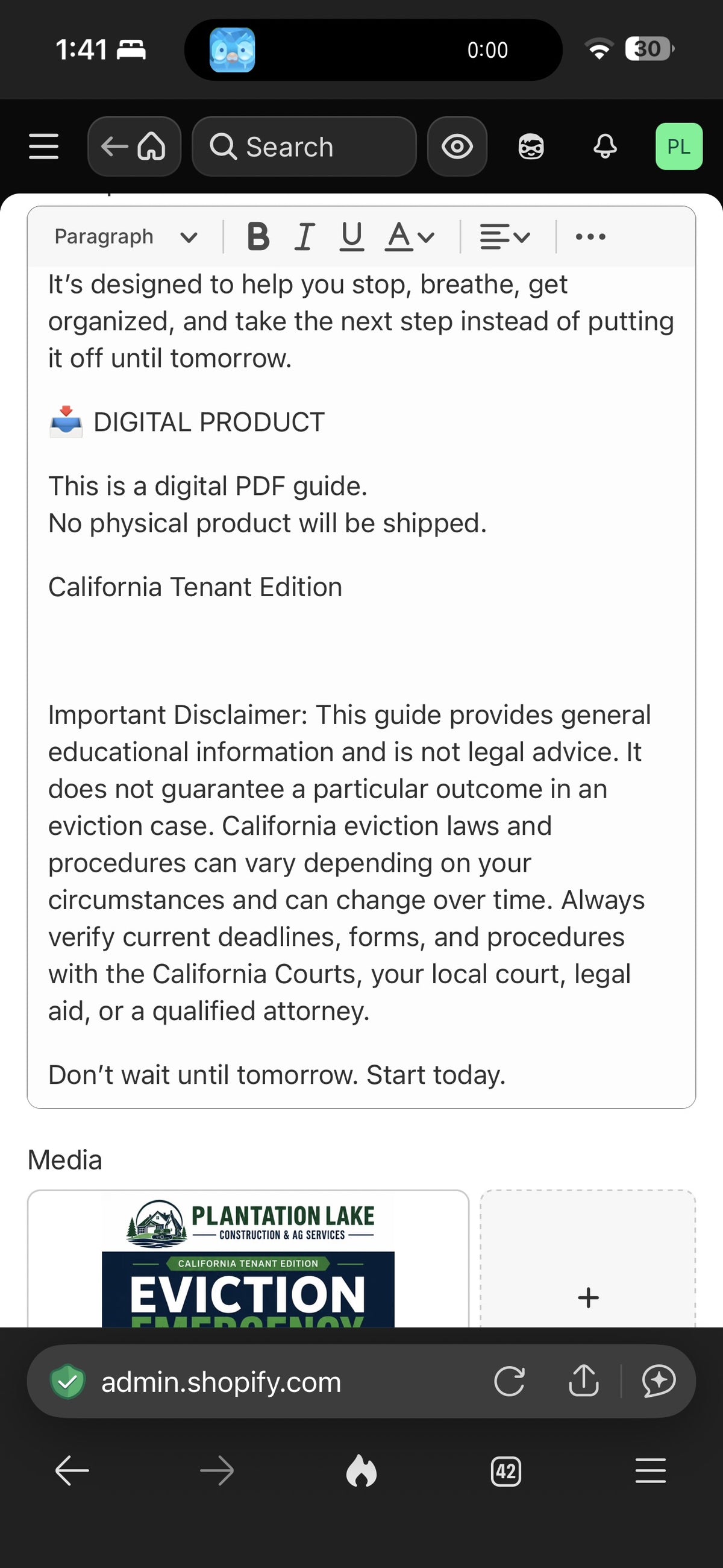 Eviction Emergency Guide — California Tenant Edition