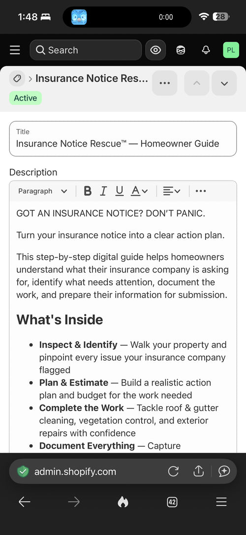 Insurance Notice Rescue™ — Homeowner Guide